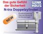 Preview: Doppelzylinder keyTec N-tra mit Sicherungskarte