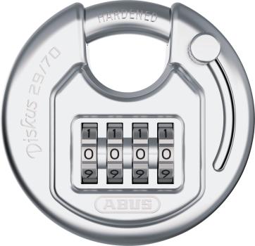 Abus Diskusschloss 70mm, mit Zahlenkombination 4 stellig