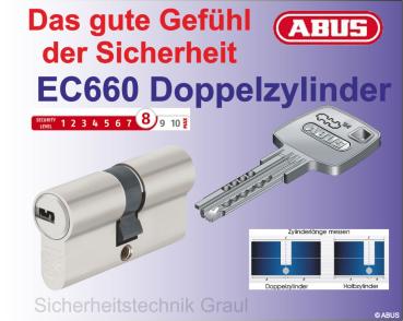 Doppelzylinder Abus EC 660 mit N+G Nachbestellung