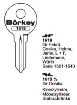 Nachschlüssel Hekna HEK-4