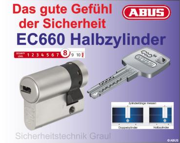 Halbzylinder Abus EC 660 10/30mm Nachbestellung
