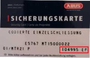 Nachschlüssel Wavy Line WLE 11