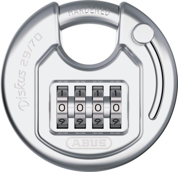 Abus Diskusschloss 70mm, mit Zahlenkombination 4 stellig
