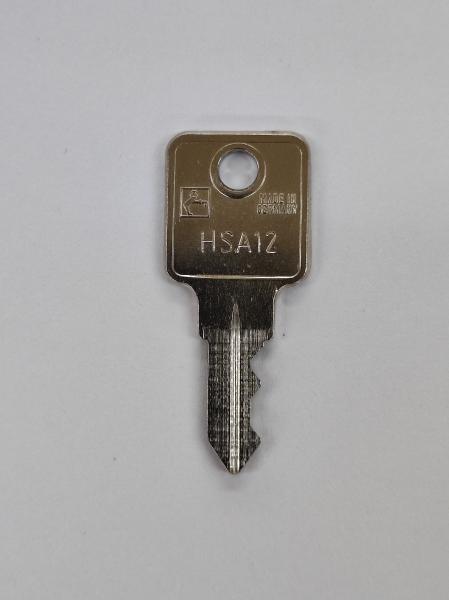Nachschlüssel MLM HSA12 für MöbelzylinderAusführung Gruppenschlüssel 18001 - 18500