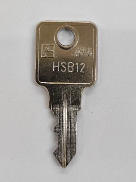 Nachschlüssel MLM HSB12 für Möbelzylinder Ausführung Gruppenschlüssel 18501 - 19000