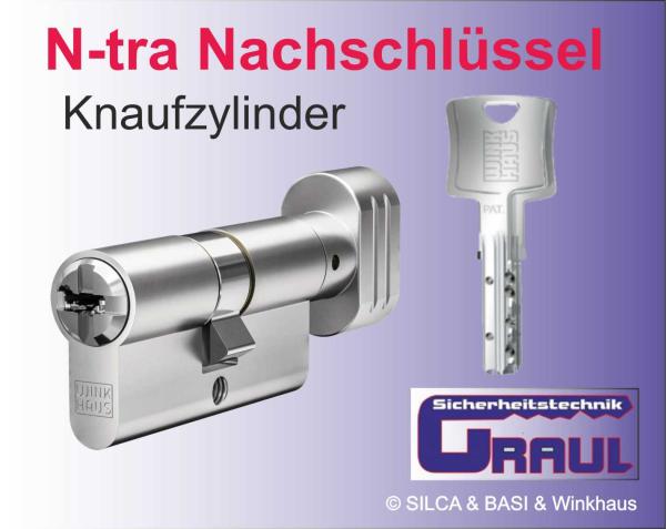 Knaufzylinder keyTec N-Ntra mit Sicherungskarte