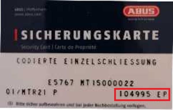 Nachschlüssel Wavy Line WLE 11