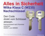 Nachschlüssel Wilka Klassa C (W235)  nach Code 400001-499999